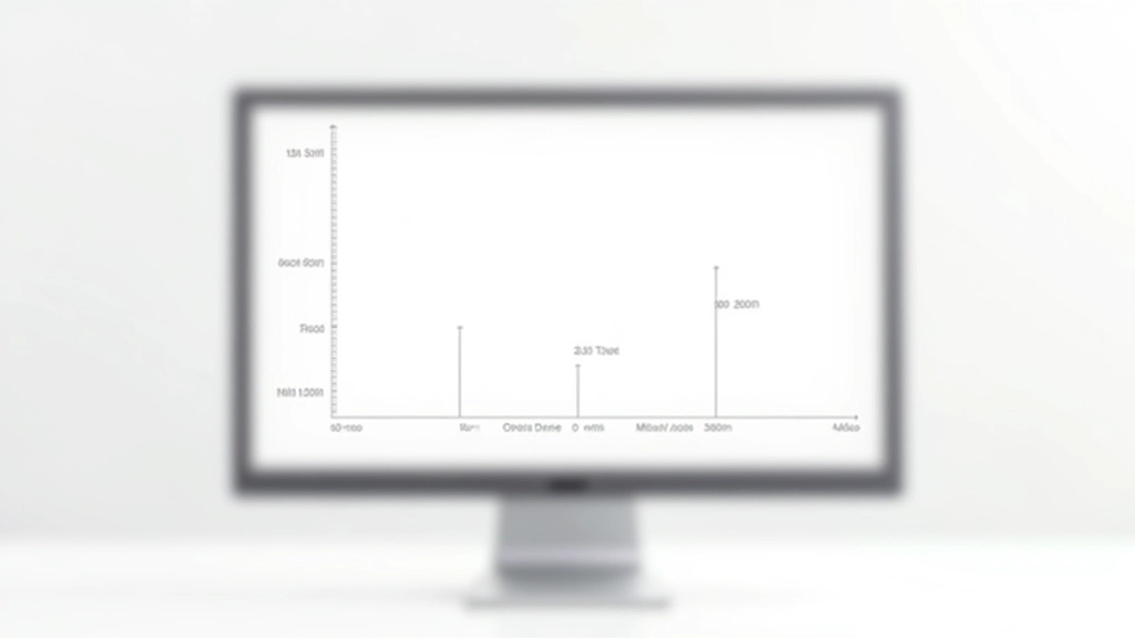 Desktop-Monitor zeigt eine vertikale Zeitleiste mit Meilensteinen und Verbindungslinien auf weißem Hintergrund